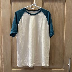 George Tee Men’s Large Blue/White Dri-fit